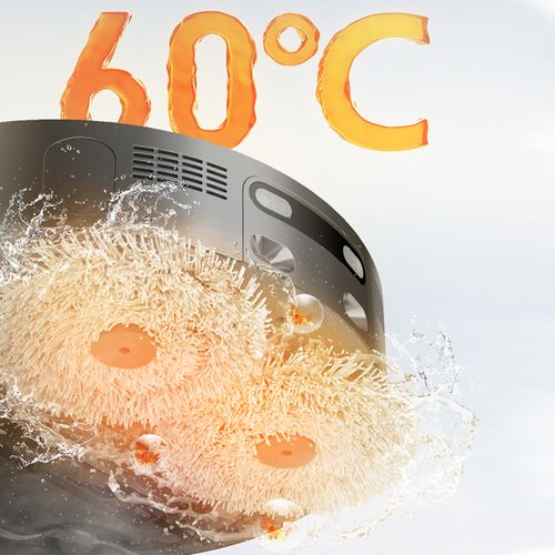 Robot Aspirateur Laveur Lidar Connecté Avec Base De Vidage Eziclean® Pureflow Max