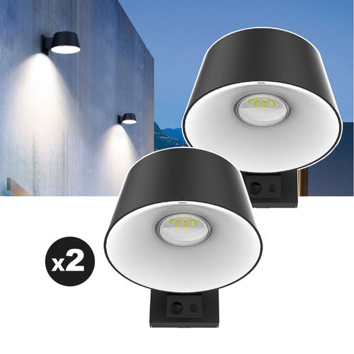 Lot De 2 Lampes Solaires Ezilight® Solar Wall S28