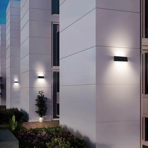 Lot De 2 Lampes Solaires Ezilight® Solar Wall S31