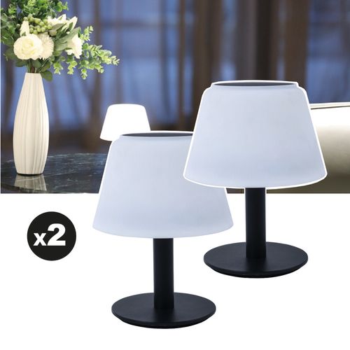 Lot De 2 Lampes De Table Solaires Ezilight® Solar Lamp Xs10