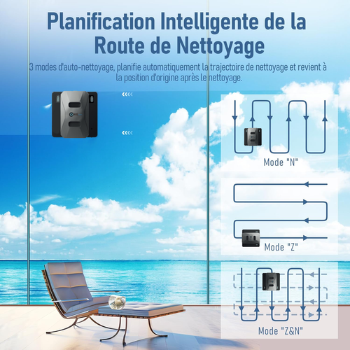 Robot Lave-vitres Eziclean® Windobot S6 Pro