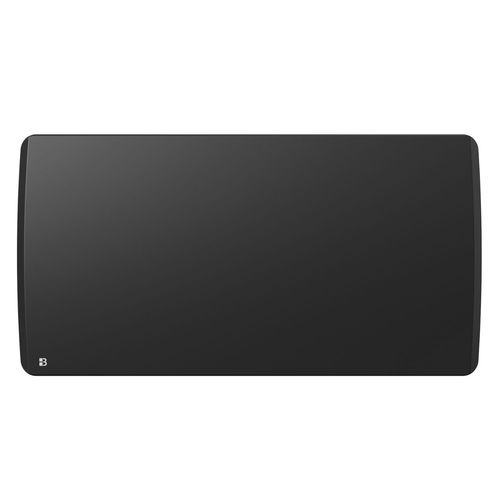 Radiateur Électrique Fixe à Inertie Sèche Céramique 2000w Aria Horizontal Noir