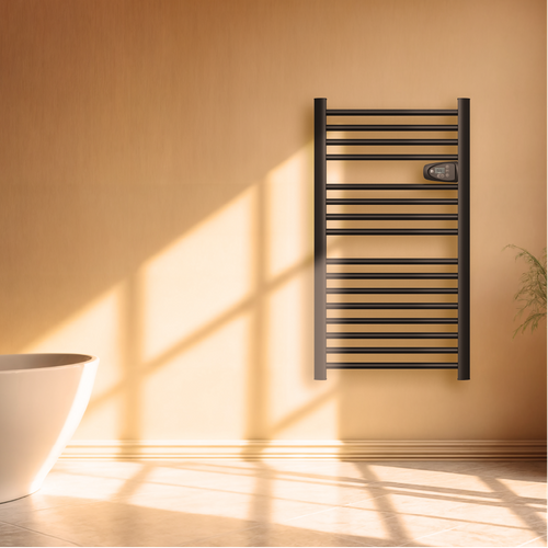 Sèche-serviette Électrique Sans Fluide 500w H.98xl54cm Hestia Noir