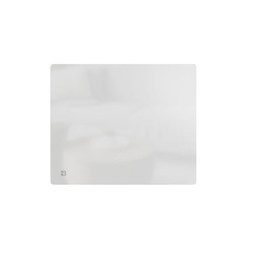 Radiateur Électrique Fixe à Inertie Sèche Céramique Façade En Verre 1000w Iris Horizontal Blanc