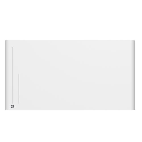 Radiateur Électrique Fixe à Inertie Sèche Céramique 2000w  Alba Horizontal Blanc