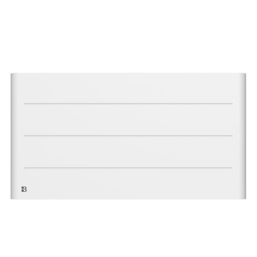 Radiateur Électrique Fixe à Inertie Sèche Céramique 2000w Tanin Horizontal Blanc