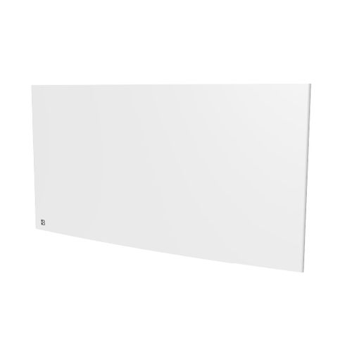 Radiateur Électrique Fixe à Inertie Sèche Fonte 2000w  Bia Horizontal Blanc