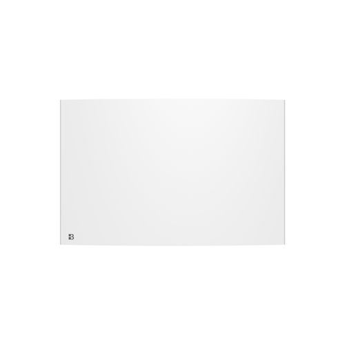 Radiateur Électrique Fixe à Inertie Sèche Fonte 1500w Bia Horizontal Blanc