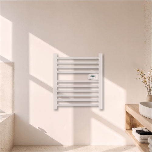 Sèche-serviette Électrique Sans Fluide 300w H.62xl54cm  Hestia Blanc