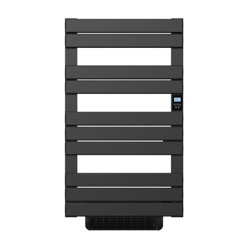 Sèche-serviette Électrique Sans Fluide Avec Soufflerie 500 + 1000 W H.108,4xl60cm Hanae Noir