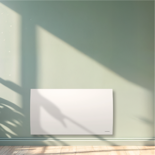 Radiateur Électrique Fixe à Inertie Sèche Céramique 1500w Cleo Horizontal Blanc