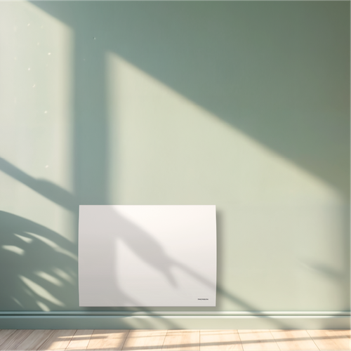 Radiateur Électrique Fixe à Inertie Sèche Céramique 1000w Cleo Horizontal Blanc