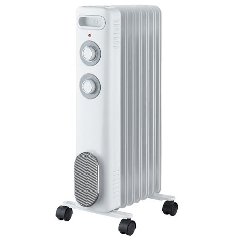 Radiateur Mobile Bain D'huile  Calista 2000w Blanc