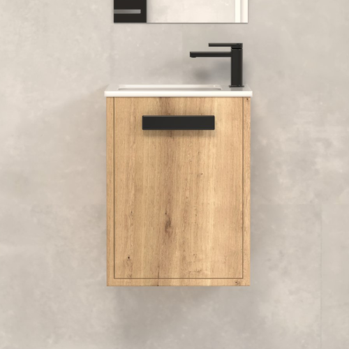 Meuble Lave-mains 40x22cm - Roble (chêne Clair) - Cosmos