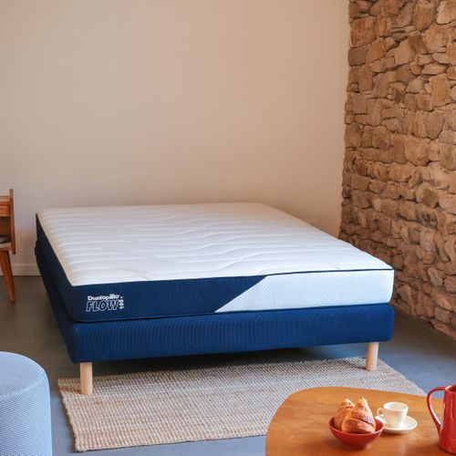 Matelas mousse 90x190 cm DUNLOPILLO FLOW 100 ép. 19 cm