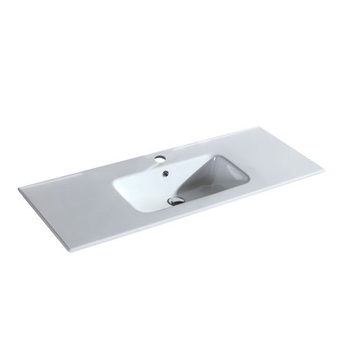 Meuble Avec Vasque 120 Cm Chêne Brun Aquanoma