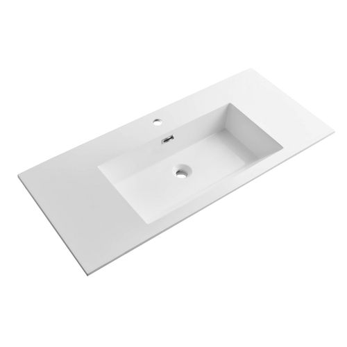 Ensemble Salle De Bain 100 Cm Chêne Californien Brun Aquadoli