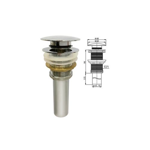 Bonde Up Chrome Pour Vasque à Poser