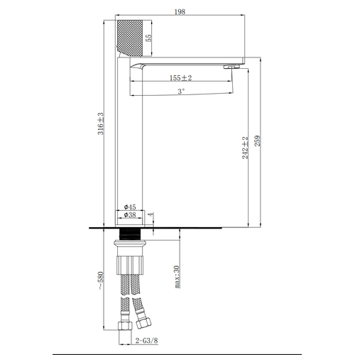 Robinet - Mitigeur Grand Modèle Chrome