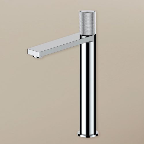 Robinet Mitigeur Haut Strié Chrome