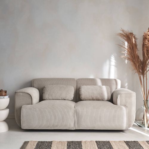 Canapé. Wallas. 2 Places. Tissu Velours Côtelé L 180 X P 98 X H 73cm