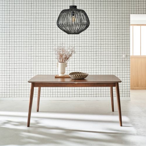 Table à Manger Extensible Rectangulaire Lina. 6 à 8 Places. 160 à 210cm