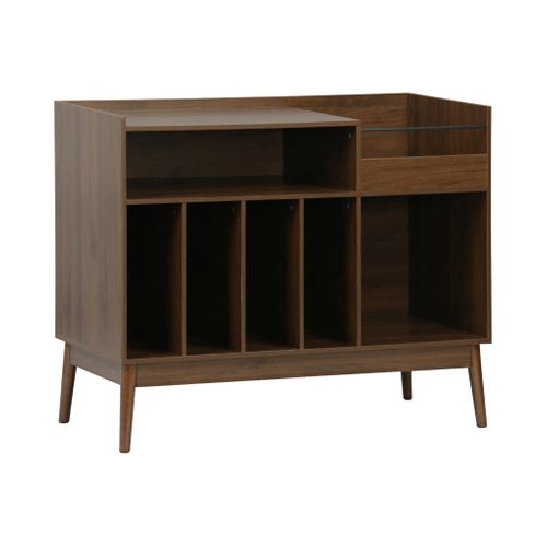 Meuble Vinyle Vintage Effet Bois. Népal. L 100 X L 48 X H 81.5cm