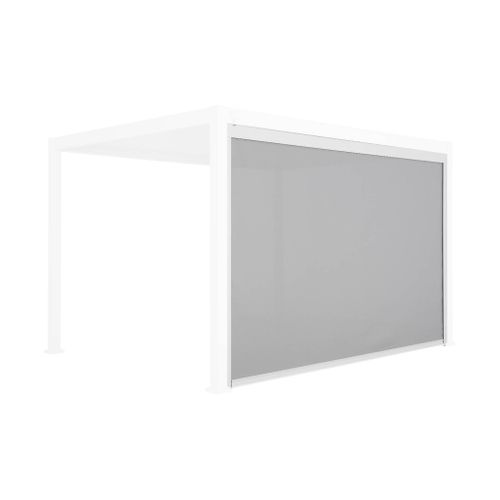 Store Blanc Pour Pergola Bioclimatique – Triomphe – 3x4 M. Aluminium Et Textilène
