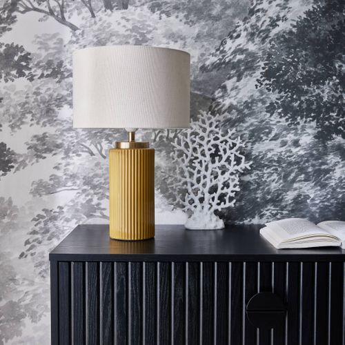 Commode 3 Tiroirs Effet Bois Rainuré Noir Bazalt