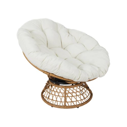 Fauteuil Papasan Polyrotin Rotatif. Loveuse Outdoor/indoor D.96cm