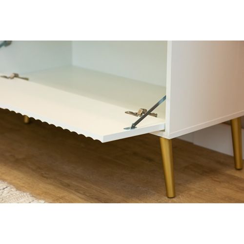 Meuble TV Barcelona - 135 Cm Blanc