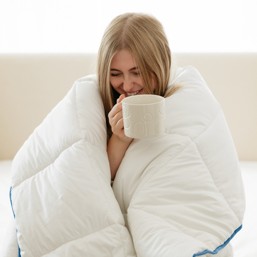 Couette 220x240cm - Légère Été 100% Coton - Collection Céleste