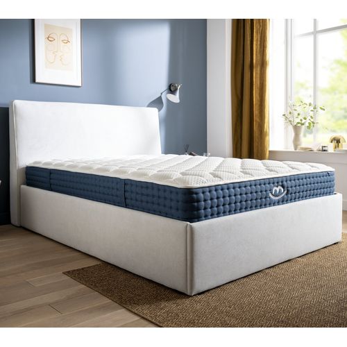 Matelas Premium Hybride 160x200 cm JADE Mousse Mémoire Forme & Ressorts Ensachés - Ferme - Ep.26 cm