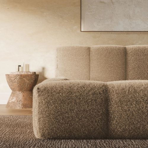 Lit Coffre 160x200cm - Tissu Bouclé - Premium Qualité Hôtelière -équinox Par Drimz