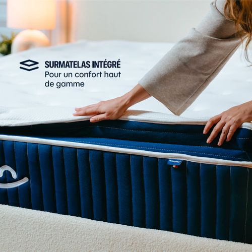 Pack Elite Premium 200x200x30cm - Matelas Victoria Et Surmatelas Cloud - La Fraîcheur Continue