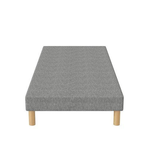 Sommier Tapissier Gris 70x190 + Jeu De Pied . Fabrication Francaise.