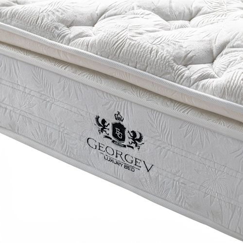 Matelas George V Suprême 160x200 Cm Ressorts Ensachés Hauteur 30 Cm