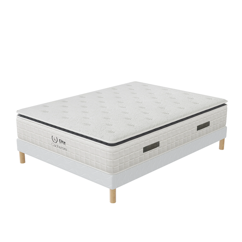 Ensemble Matelas Ressort 140x200 cm CACHEMIRE Epaisseur 28cm