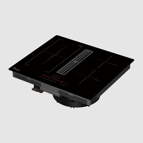 Plaque De Cuisson Induction Triomph Trcpida6000b Avec Hotte Intégrée 60cm 2 Zones + 1 Flexizone