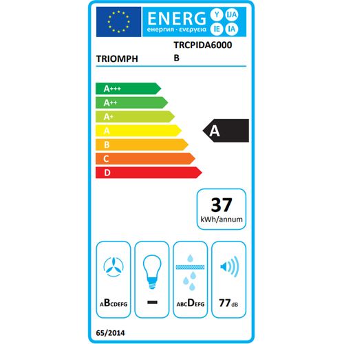Plaque De Cuisson Induction Triomph Trcpida6000b Avec Hotte Intégrée 60cm 2 Zones + 1 Flexizone