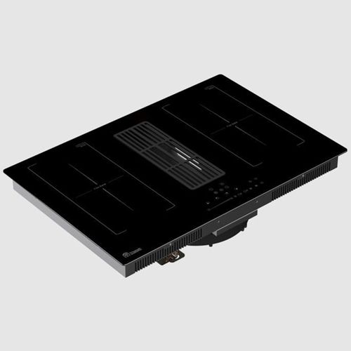 Triomph Plaque De Cuisson Induction Avec Hotte Intégrée Trcpida8000b 77cm 2 Zones + 2 Flexizone