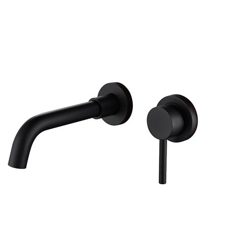 Robinet Mitigeur De Lavabo Encastré Muro Noir Mat