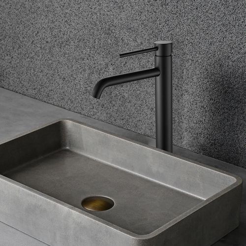 Robinet Mitigeur De Lavabo Thermostatique Graziosa Noir Mat