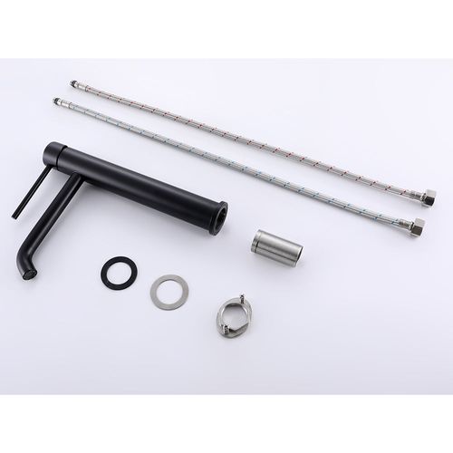 Robinet Mitigeur De Lavabo Thermostatique Graziosa Noir Mat