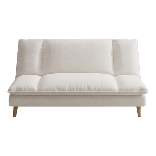 Vasco - Canapé Convertible 3 Places En Tissu Beige