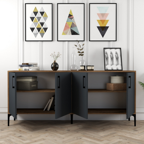 Arkel - Buffet 160 Cm Style Industriel