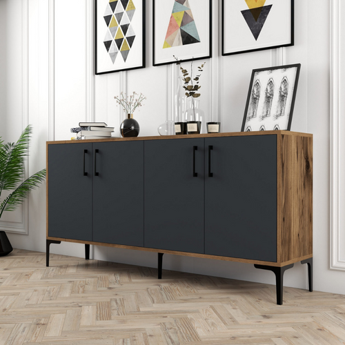 Arkel - Buffet 160 Cm Style Industriel