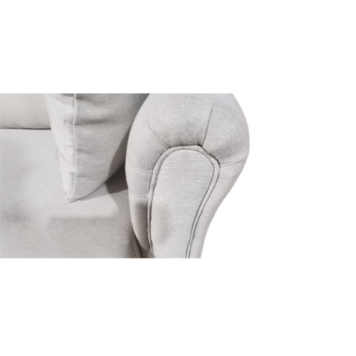 Lucerne - Canapé Droit Design En Tissu 4 Places