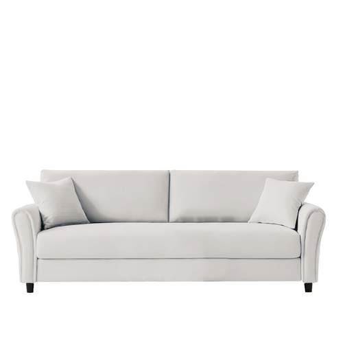 Lucerne - Canapé Droit Design En Tissu 4 Places