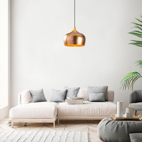 Camille - Suspension Dorée En Métal